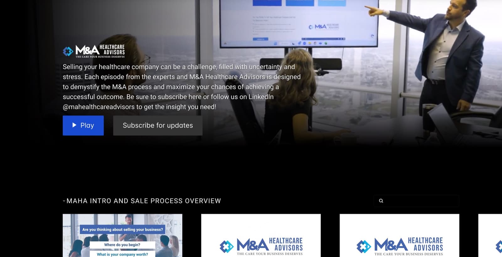 M&A Healthcare Advisors